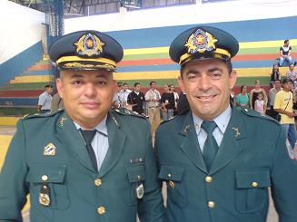 Major Adão e Tenente SílvioGuilherme C. Girotto