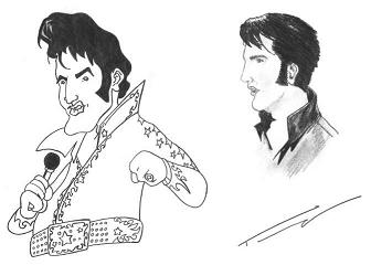 Ontem fez 30 anos do falecimento de Elvis Presley. Coube ao nosso cartunista Taanac, a homenagem.Taanac Ferreira da Silveira
