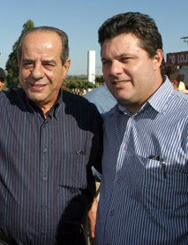 José Ancelmo e o prefeito de ChapadãoDalmo Cúrcio