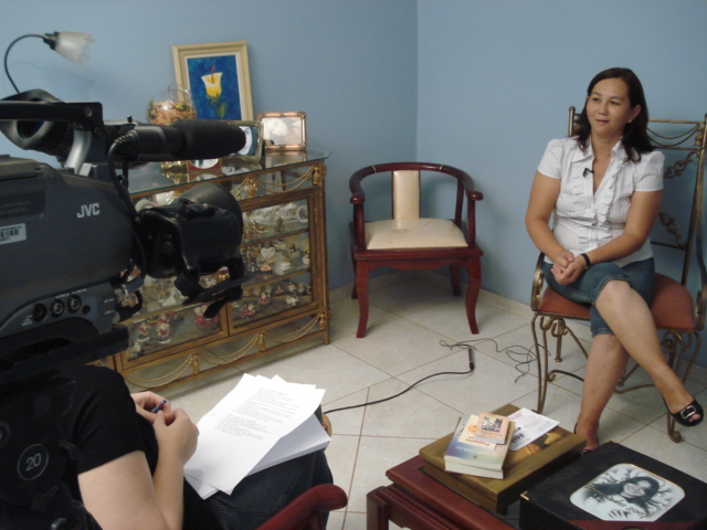 Entrevistando a ouvinte Angélica SaekiSérgio Ramires