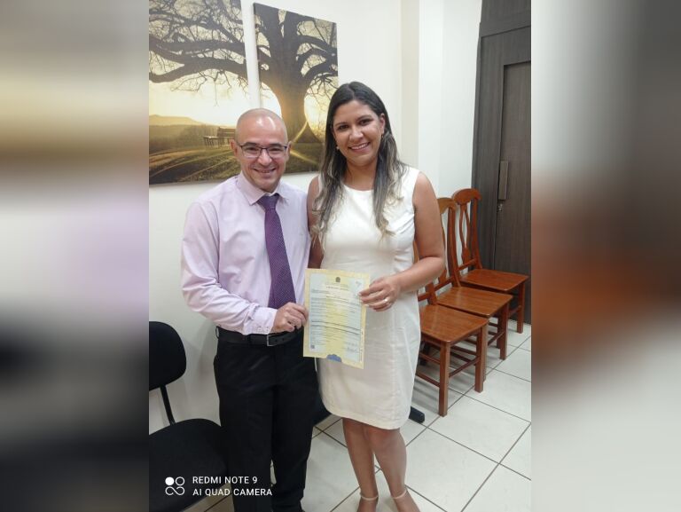 O casamento da vereadora Fernanda Messias com o advogado Jacques Douglas