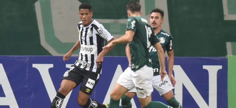 Paulistão: fora de casa, Santos perde para o Palmeiras