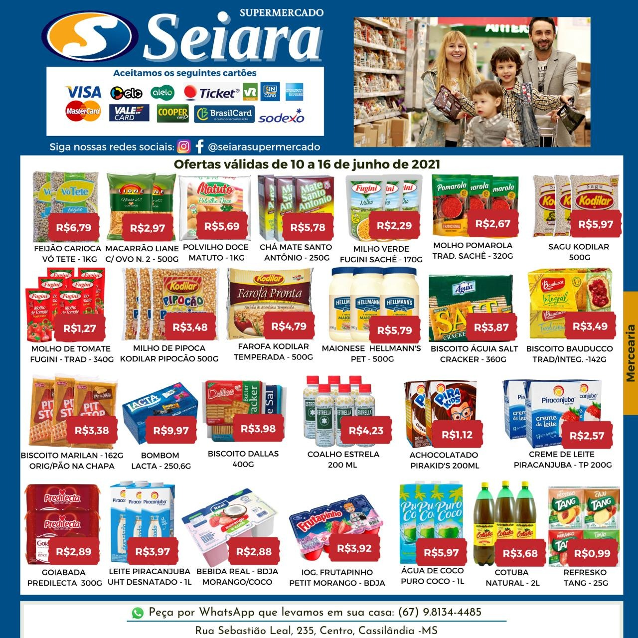 Seiara Supermercado Econ&ocirc;mico: confira o mais novo folheto de ofertas 