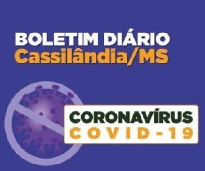 Covid-19: com 83 óbitos confirmados e 01 suspeito, confira o boletim de Cassilândia