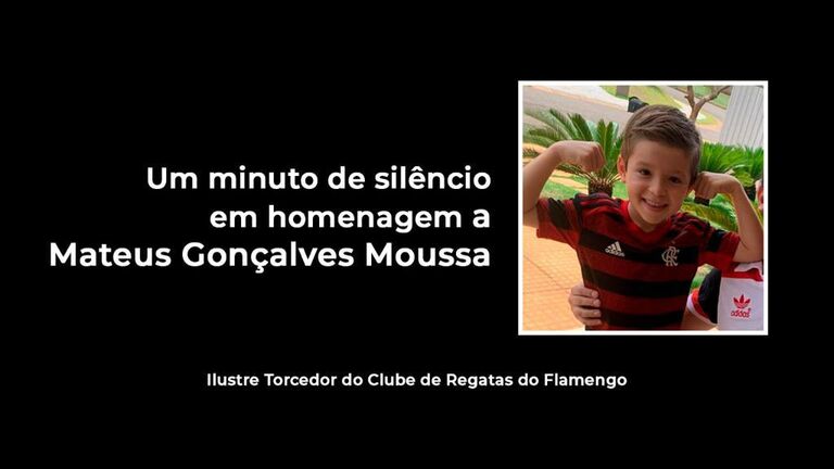 Vídeo: time do Flamengo faz um minuto de silêncio pela morte de Mateus Gonçalves Moussa