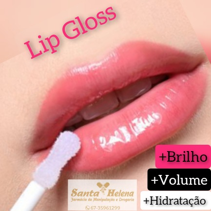 Lip Gloss Labial voc&ecirc; encontra na Santa Helena Farm&aacute;cia, Manipula&ccedil;&atilde;o e Drogaria