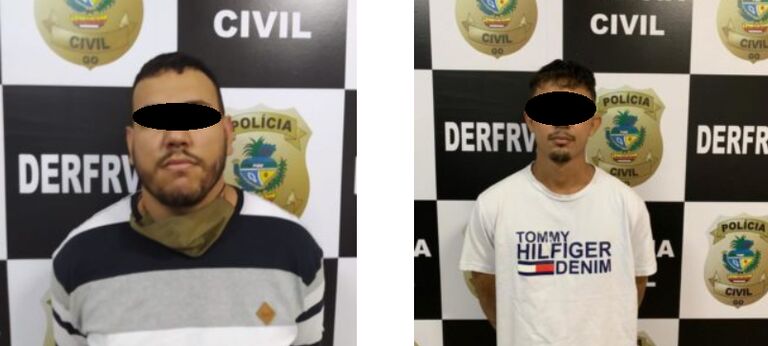 Polícia Civil prende suspeitos de roubo de veículo em Aparecida de Goiânia