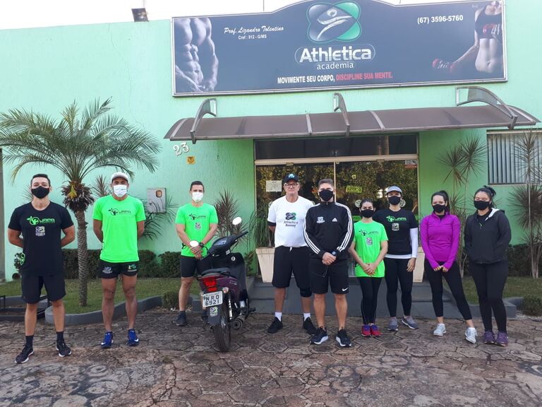 Academia promoveu corrida de rua neste sábado como teste para um circuito em Cassilândia