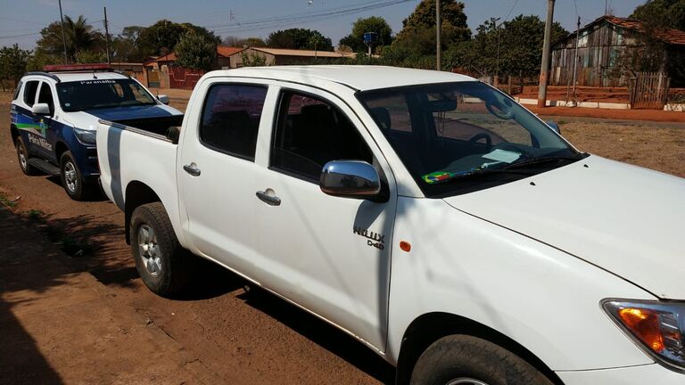 Em Paranaíba, Polícia Militar recupera caminhonete furtada em Chapadão do Sul