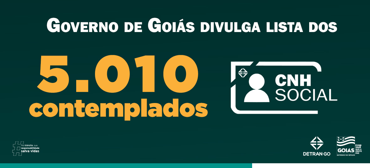 Governo de Goiás divulga lista dos 5.010 contemplados pelo programa CNH