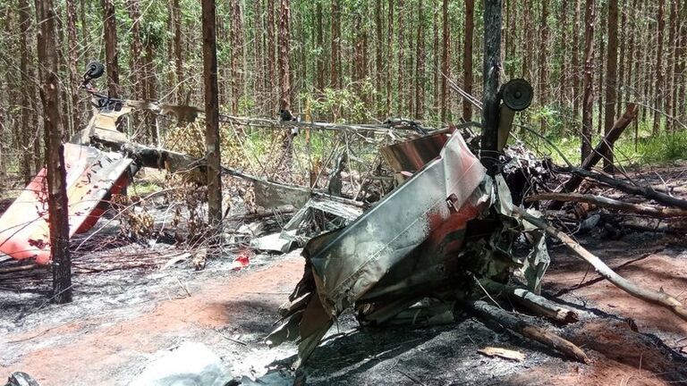 Morre piloto que teve 90% do corpo queimado após queda de aeronave em MS