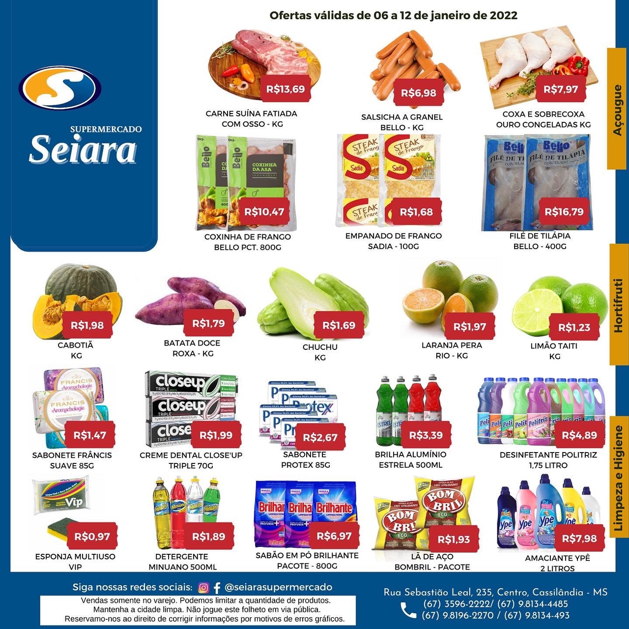 Seiara Supermercado Econ&ocirc;mico traz as novas ofertas da semana