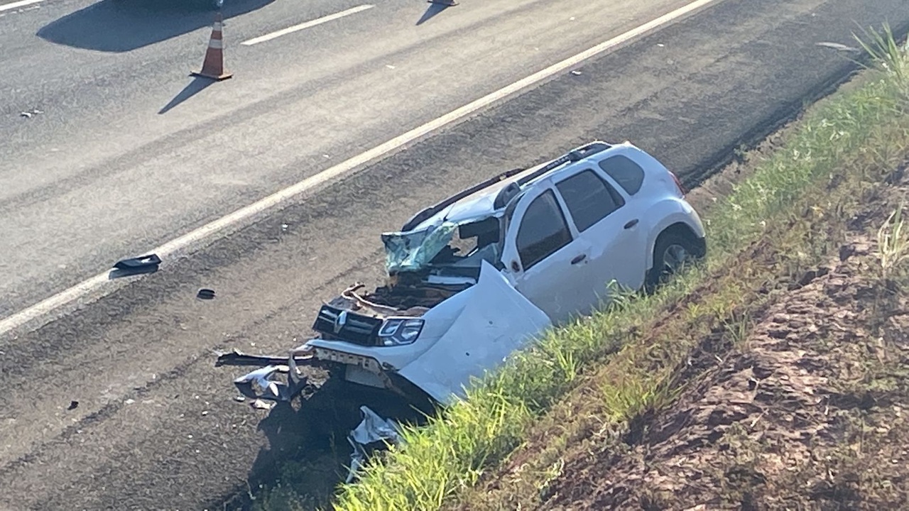 ​Idosa de 67 anos morre ap&oacute;s acidente em rodovia