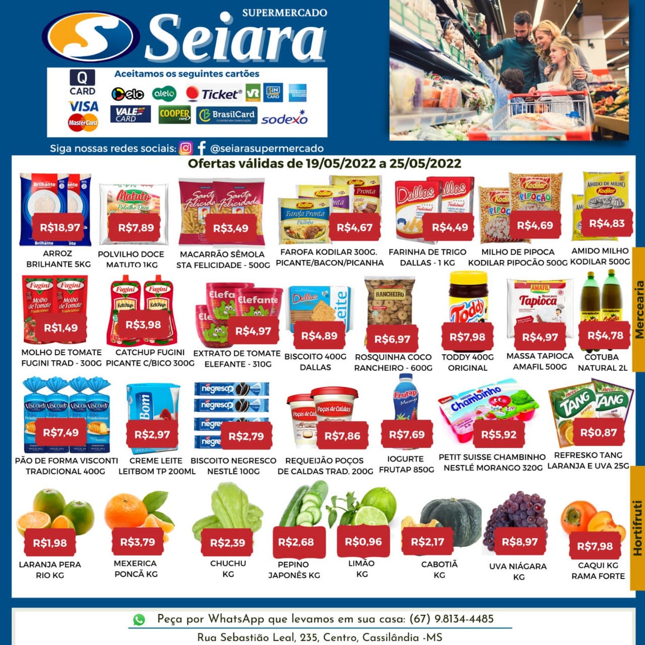 M&ecirc;s de anivers&aacute;rio Seiara Supermercado Econ&ocirc;mico: veja as novas ofertas da semana