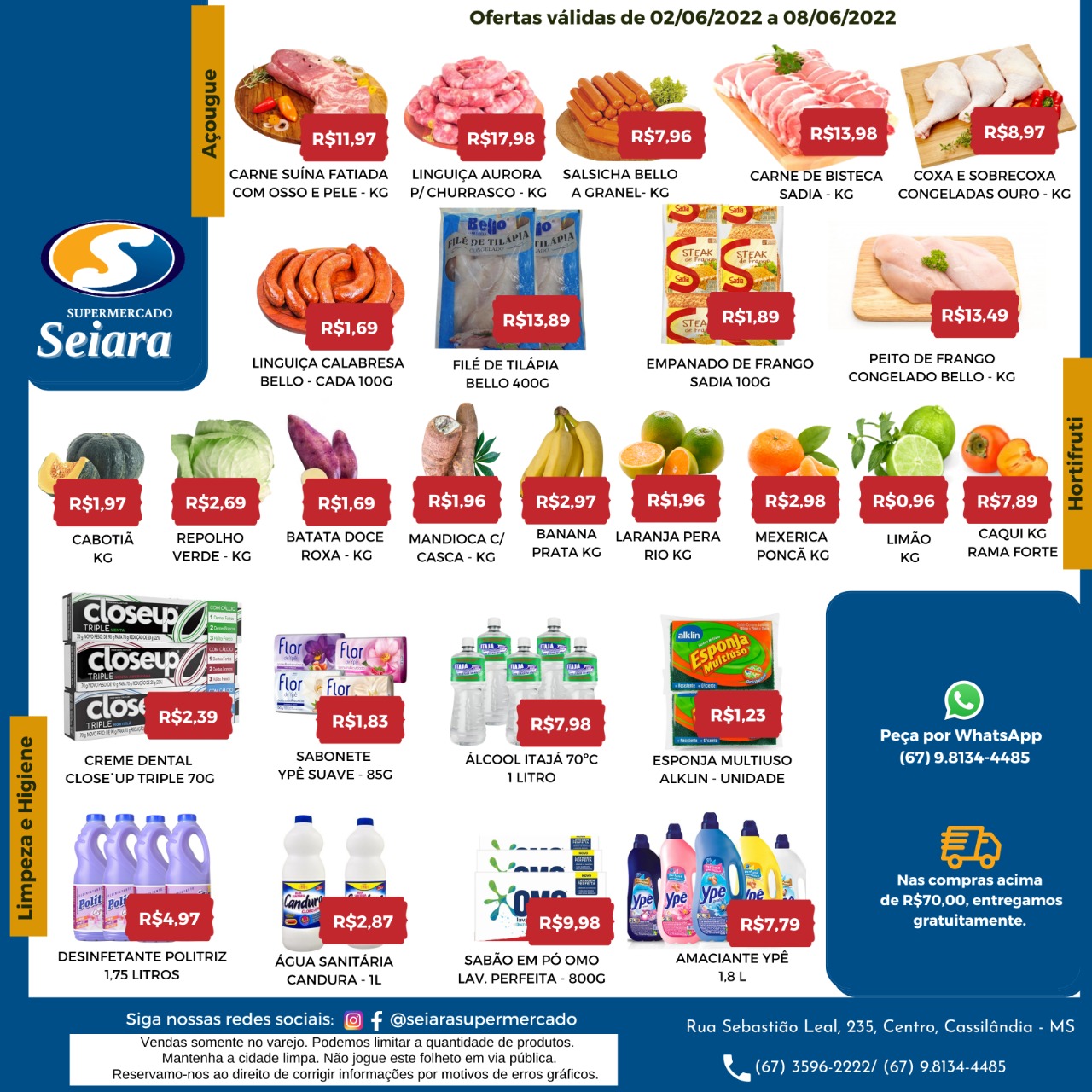 Seiara Supermercado Econ&ocirc;mico: veja novo folheto de ofertas da semana