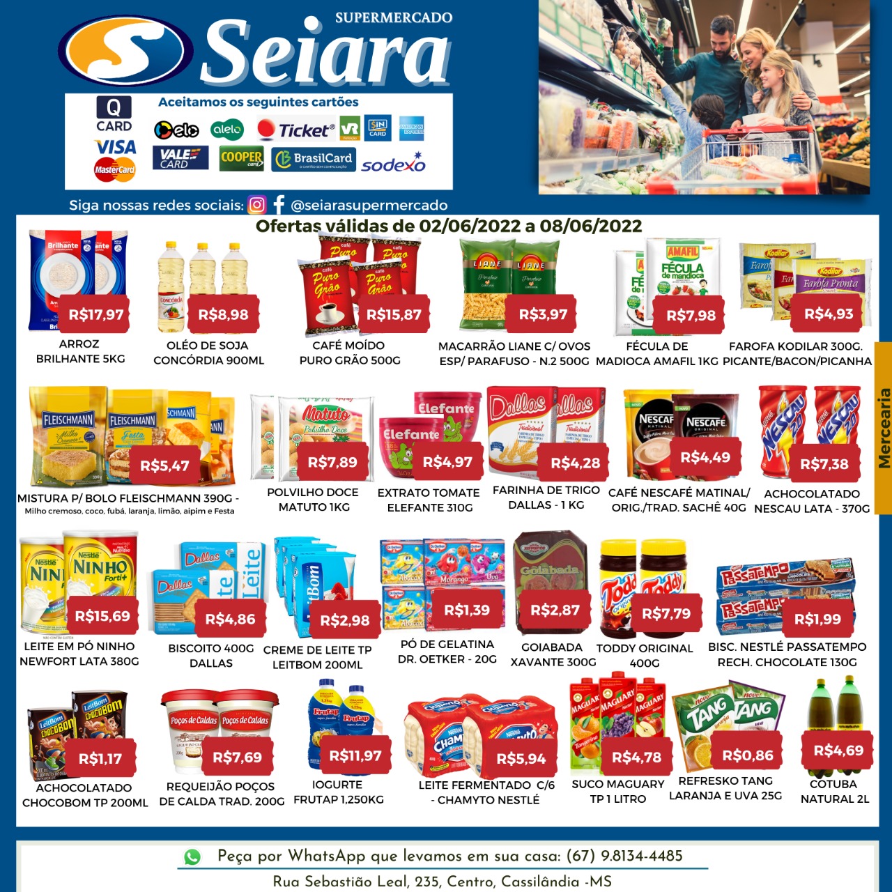 Seiara Supermercado Econ&ocirc;mico: veja novo folheto de ofertas da semana