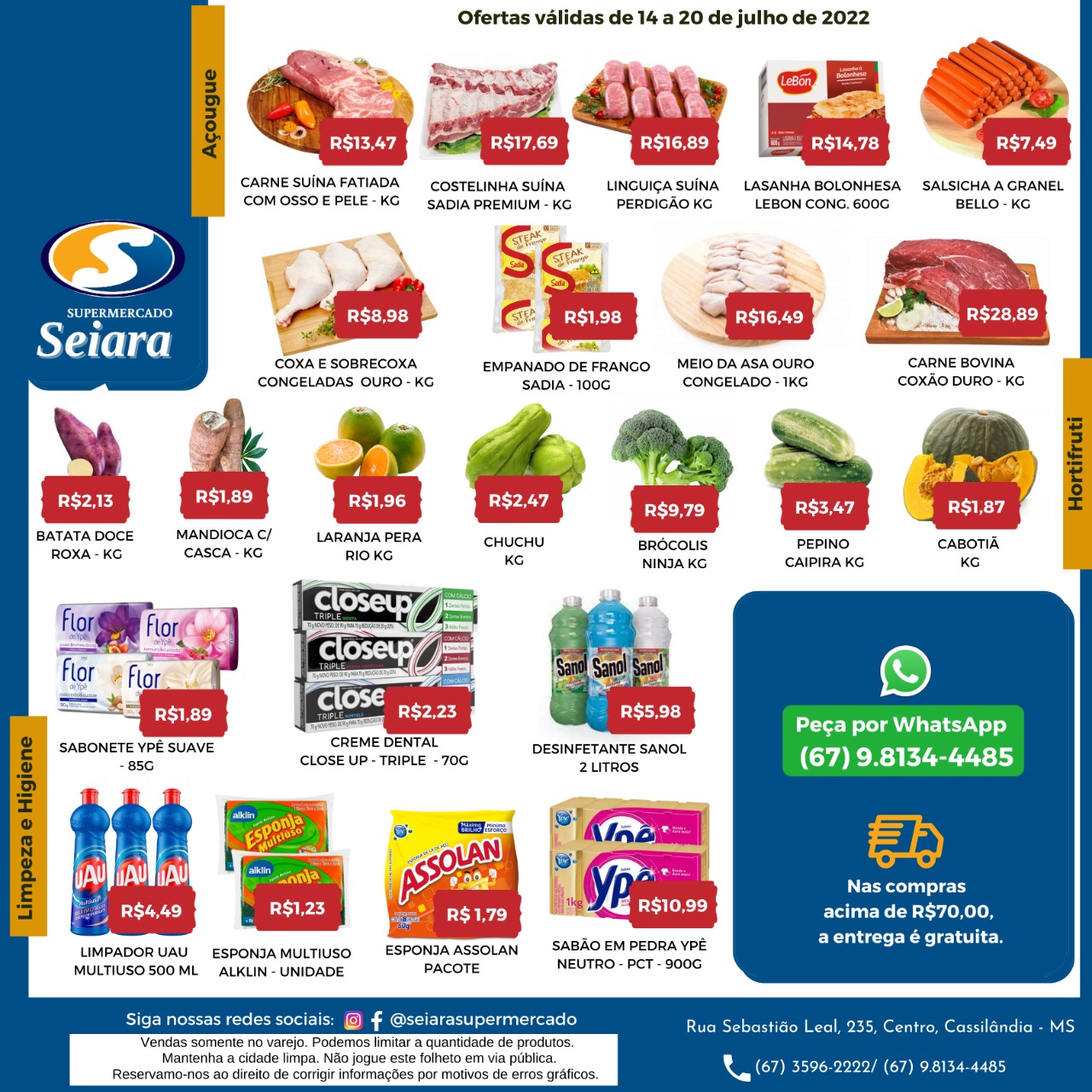 Ofertas válidas do dia 20/07 até - Planos Supermercados