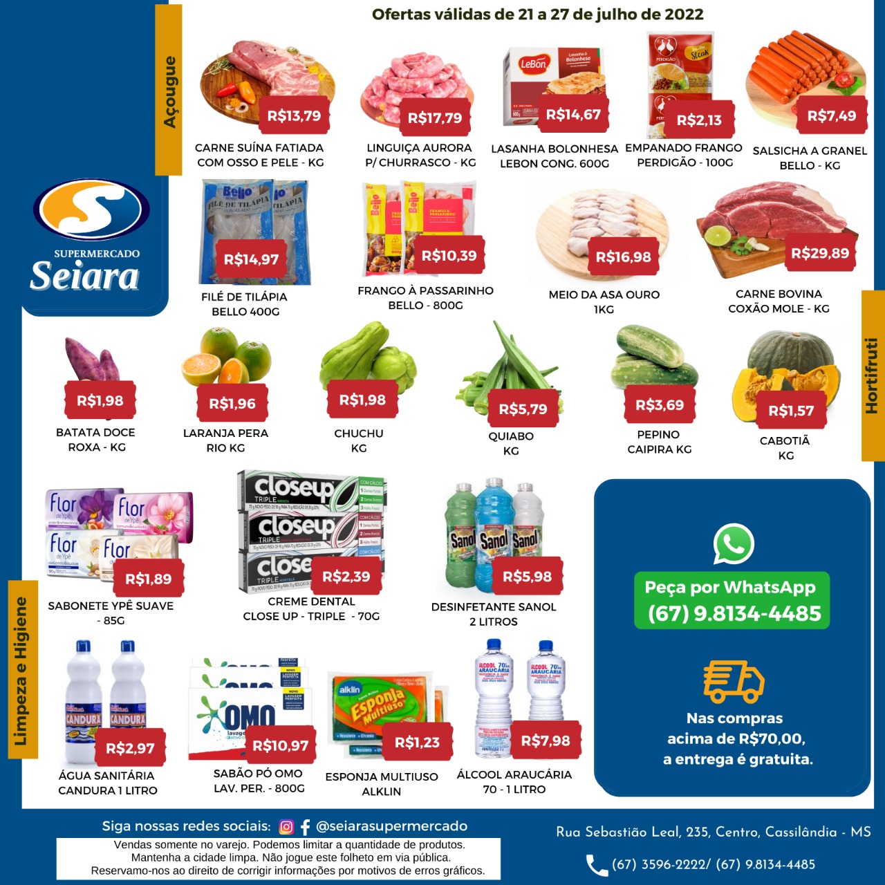 Seiara Supermercado Econ&ocirc;mico: novo folheto de ofertas da semana; confira