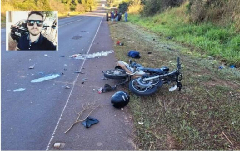Motociclista bate na traseira de trator e morre em vicinal