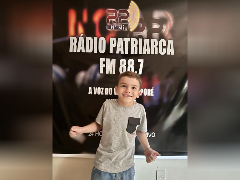 Bernardo, 6 anos,  assíduo telespectador do Rotativa, foi destaque hoje e contou a sua vida e seu segredo
