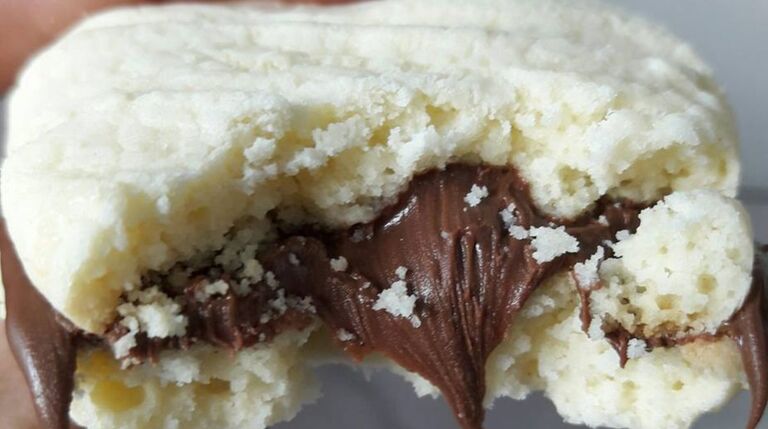 Receita do Dia: biscoito de leite em pó recheado com Nutella