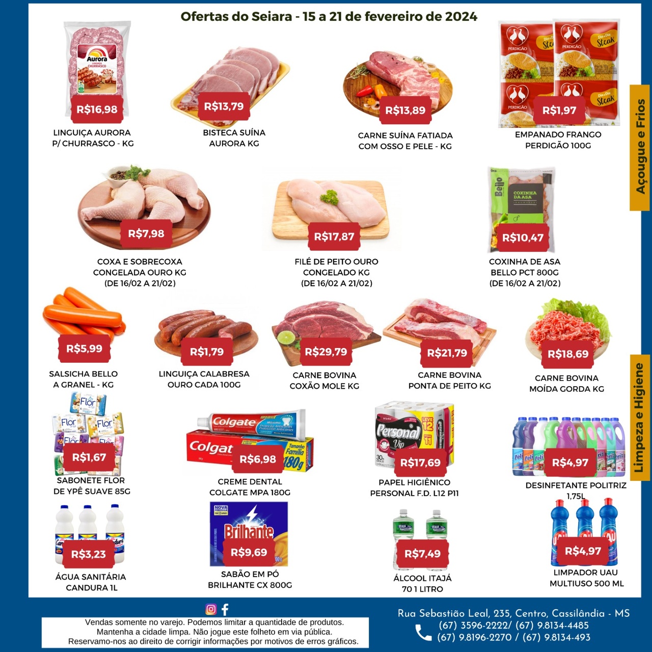 Seiara Supermercado Econ&ocirc;mico: confira as ofertas da semana (15/02 &agrave; 21/02)