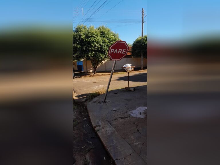 A reclamação do trânsito de carretas nos bairros de Cassilândia