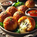 Receita do Dia: bolinho de carne mo&iacute;da com queijo