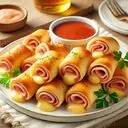 Receita do Dia: enroladinho de queijo e presunto
