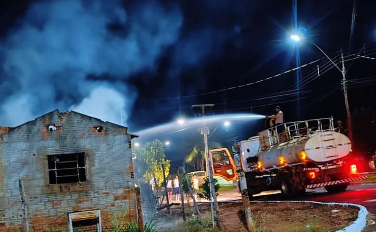 Incêndio em residência de Aporé, Goiás, tem suspeita de origem criminosa