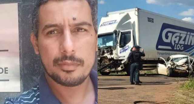 Motorista de ambul&acirc;ncia morre em colis&atilde;o com caminh&atilde;o boiadeiro na MS-112