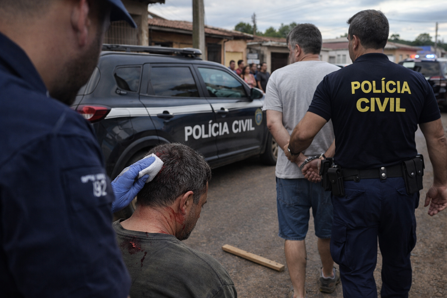 Homem é preso após desferir paulada na cabeça de vítima no centro de Cassilândia