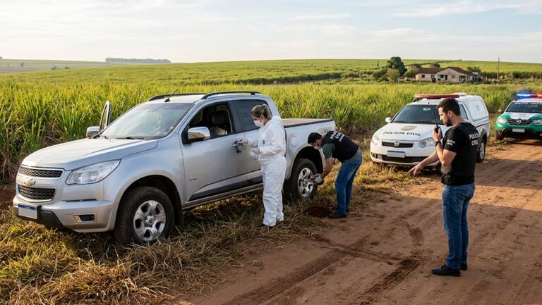 Quadrilha armada invade fazenda, rende família e rouba R$ 80 mil em defensivos agrícolas