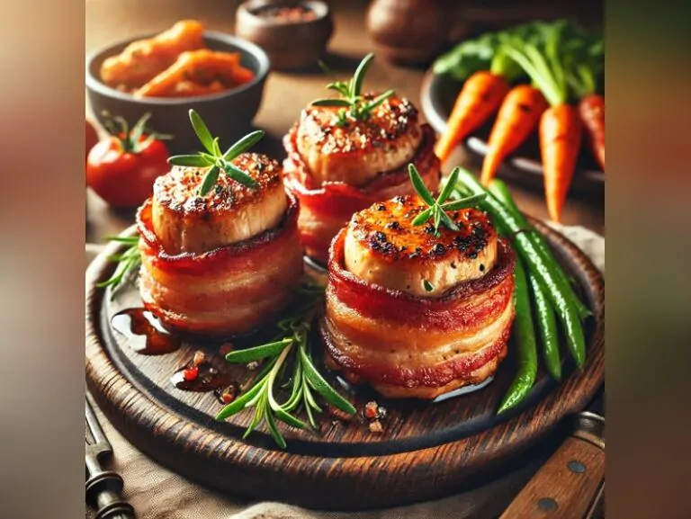 Receita do Dia: medalhão de porco com bacon