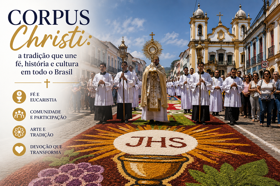 Corpus Christi: a tradi&ccedil;&atilde;o que une f&eacute;, hist&oacute;ria e cultura em todo o Brasil