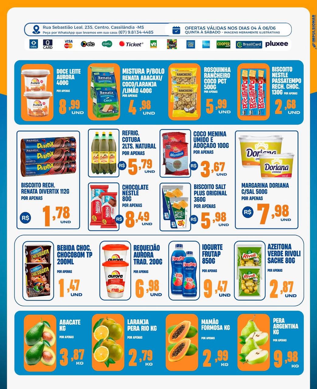 Seiara Supermercado Econ&ocirc;mico: confira as ofertas do "Abre M&ecirc;s" (04/06 e 06/06)