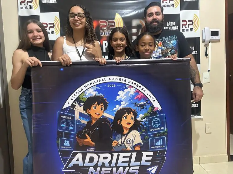 Projeto "Adriele News" transforma alunos em rep&oacute;rteres em Cassil&acirc;ndia