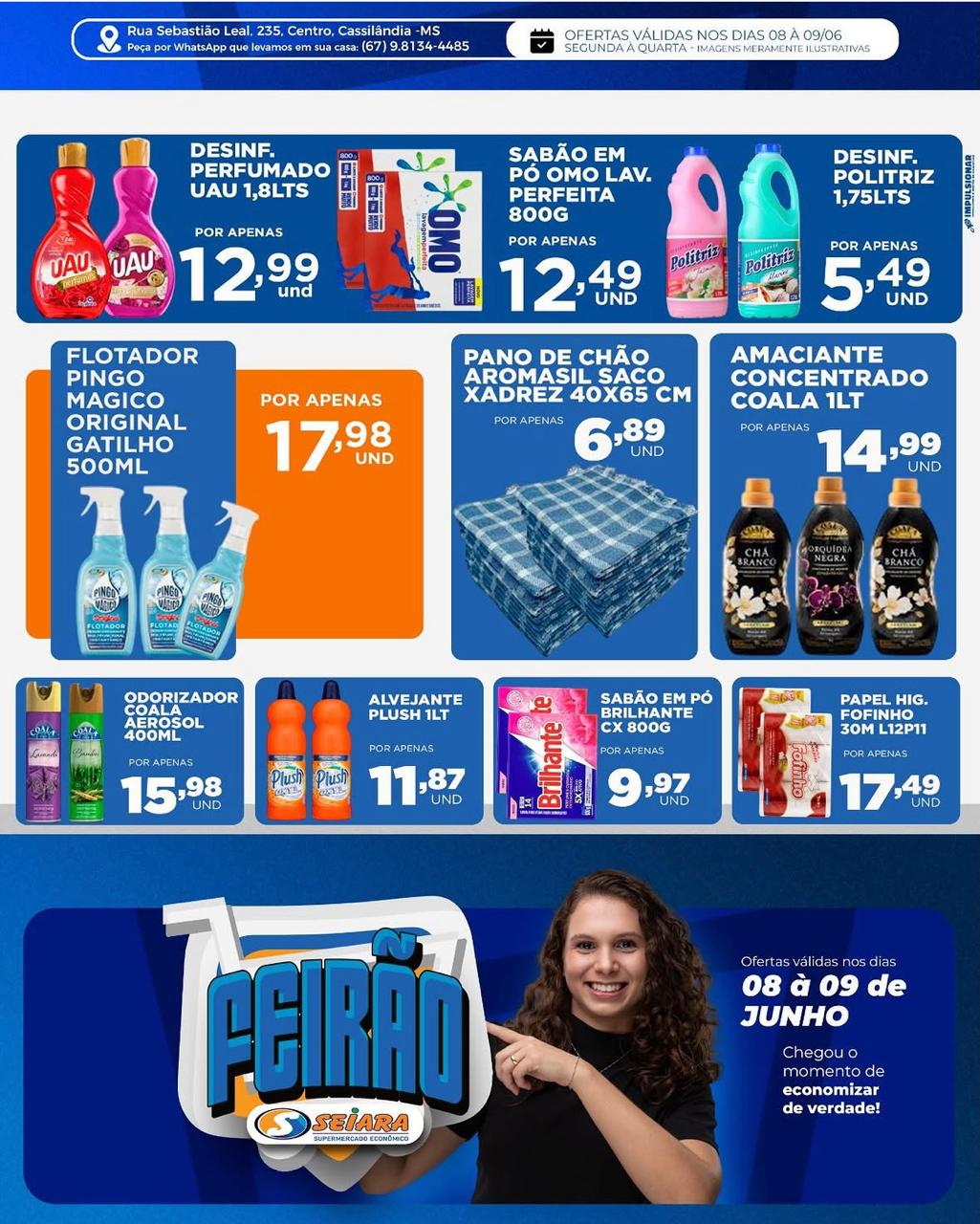 Seiara Supermercado Econômico: confira as ofertas do "Feirão Seiara" (08 à 09 de junho)
