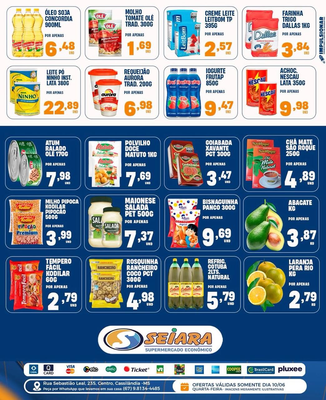 Seiara Supermercado Econômico: nesta quarta-feira tem Festival do Frango
