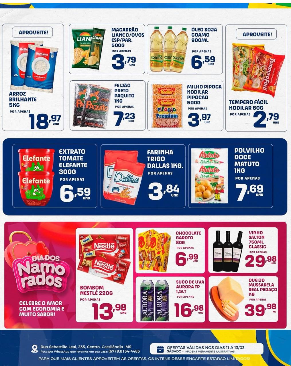 Seiara Supermercado Econômico: confira a "Goleada de Ofertas Seiara" (11/06 e 13/06)