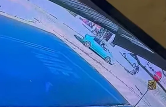 Vídeo: acidente com fratura grave próximo ao Clube da Terceira Idade