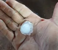 Tempestade de granizo atinge arredores de Cassil&acirc;ndia e acumulado anual chega a 886 mm