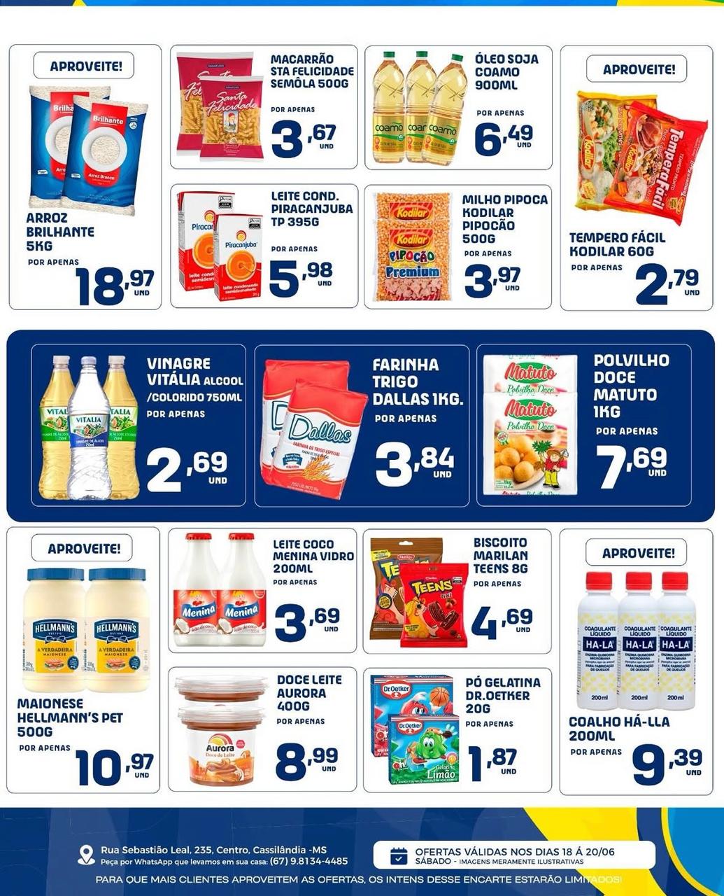 Seiara Supermercado Econômico: confira a "Goleada de Ofertas Seiara" (18/06 e 20/06)