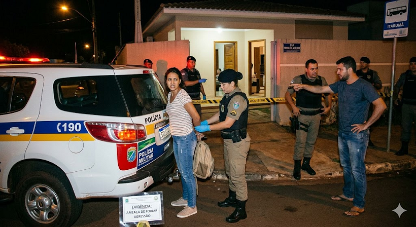 Ex-convivente é detida após violar domicílio e ameaçar forjar agressão