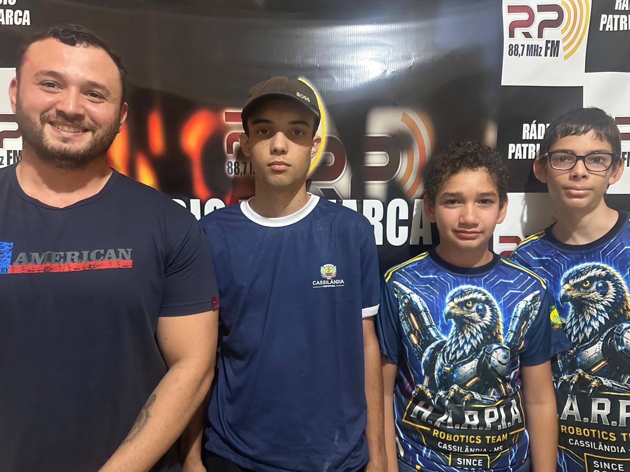 Alunos de Cassilândia representam o município em competição de robótica em Três Lagoas