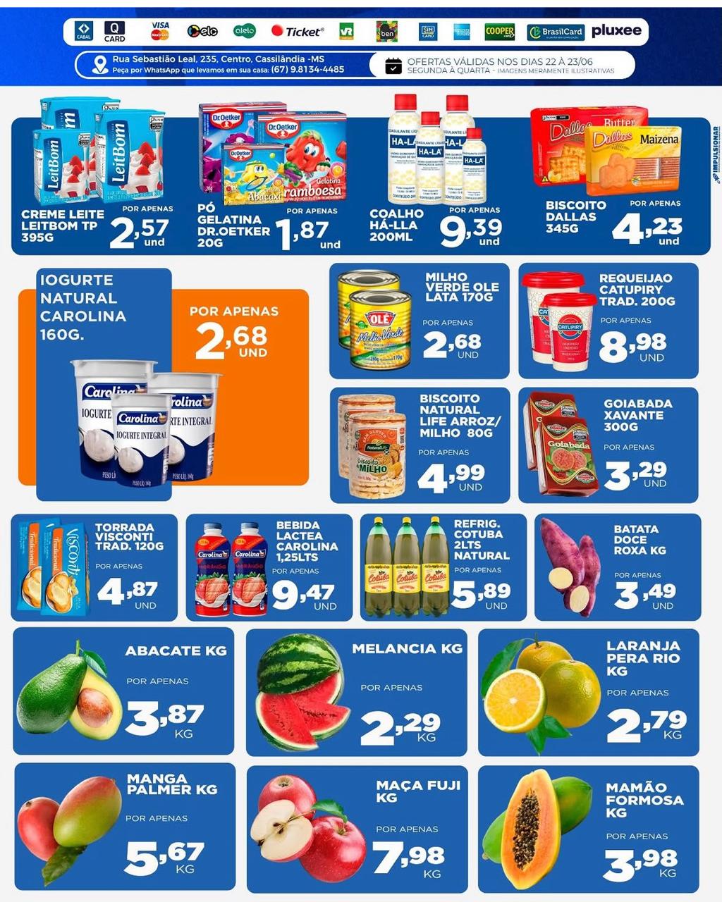 Seiara Supermercado Econômico: confira as ofertas do "Feirão Seiara" (22 e 23 de junho)