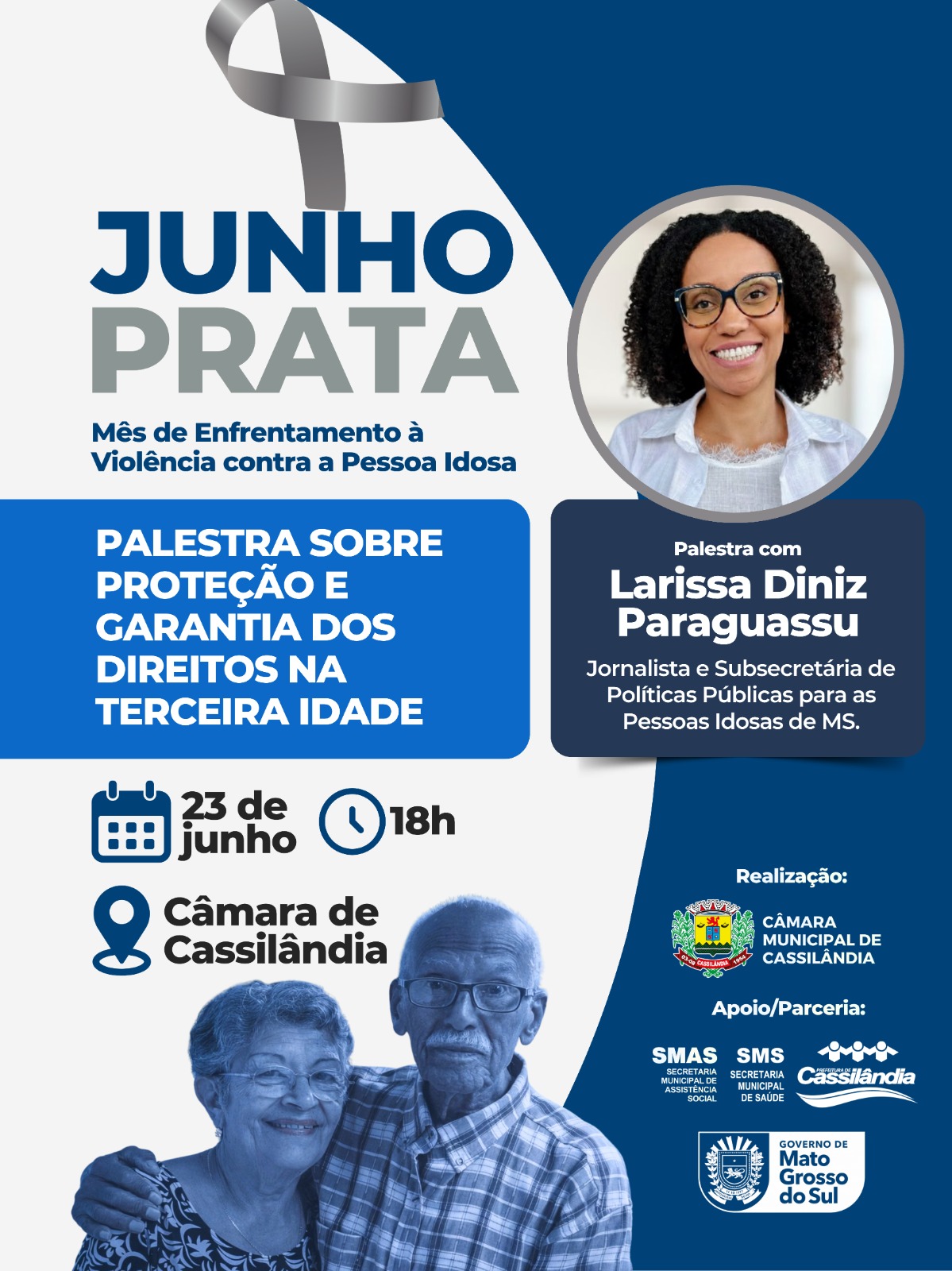 Campanha "Junho Prata" oferece mutirão de serviços nesta terça-feira