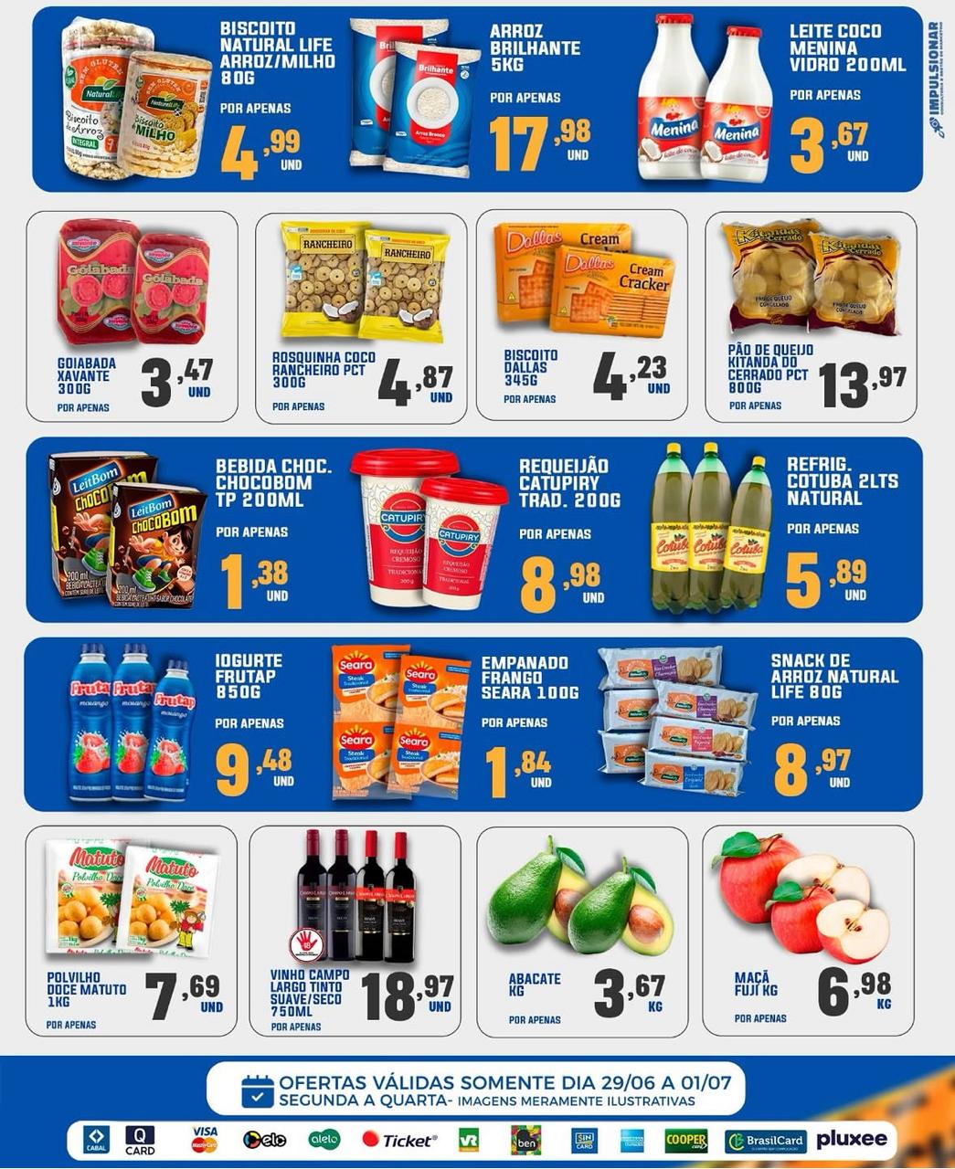 Seiara Supermercado Econ&ocirc;mico: confira as ofertas do "Fecha M&ecirc;s" Seiara (29/06 &agrave; 01/07)