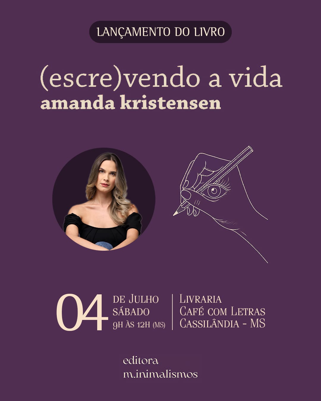 Cassilândia: professora lançará livro neste sábado