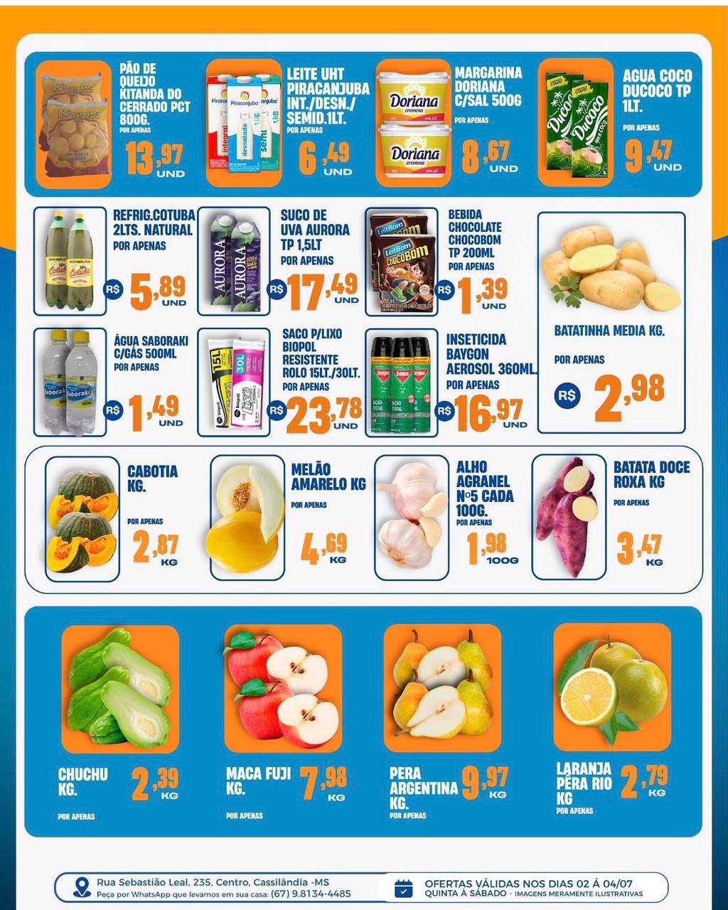Seiara Supermercado Econ&ocirc;mico: confira as ofertas do "Abre M&ecirc;s" (02/07 e 04/07)